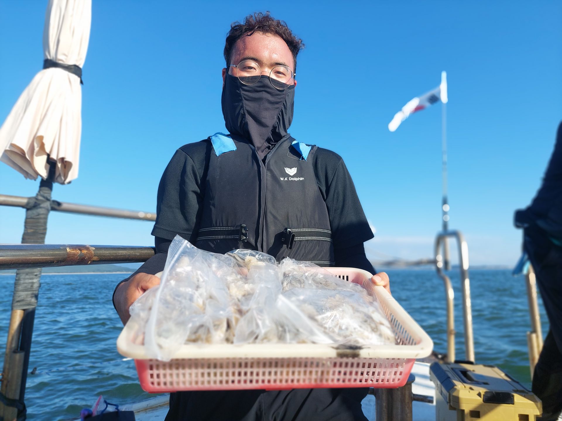 9월5일 홍원항 골드스타호 주꾸미조황 입니다